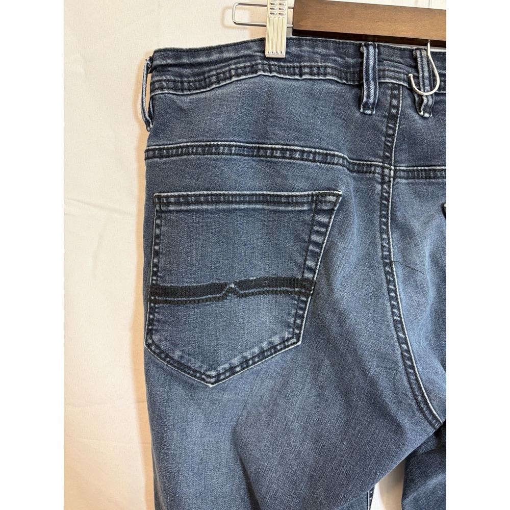 AXEL Buffalo David Button Jeans Men's Size 36x34 Slim Bootcut Medium Wash Denim - Picture 7 of 13